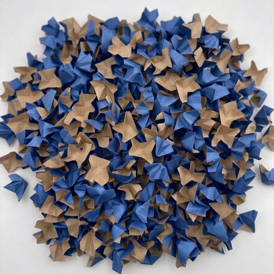Füllmaterial Blau
